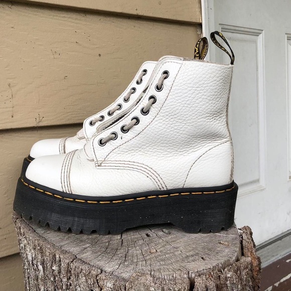 White Sinclair Dr. Martens - Picture 3 of 4